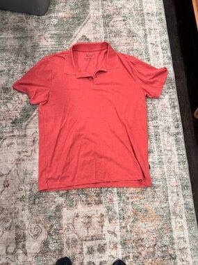 Lucky Brand Coral Polo Shirt